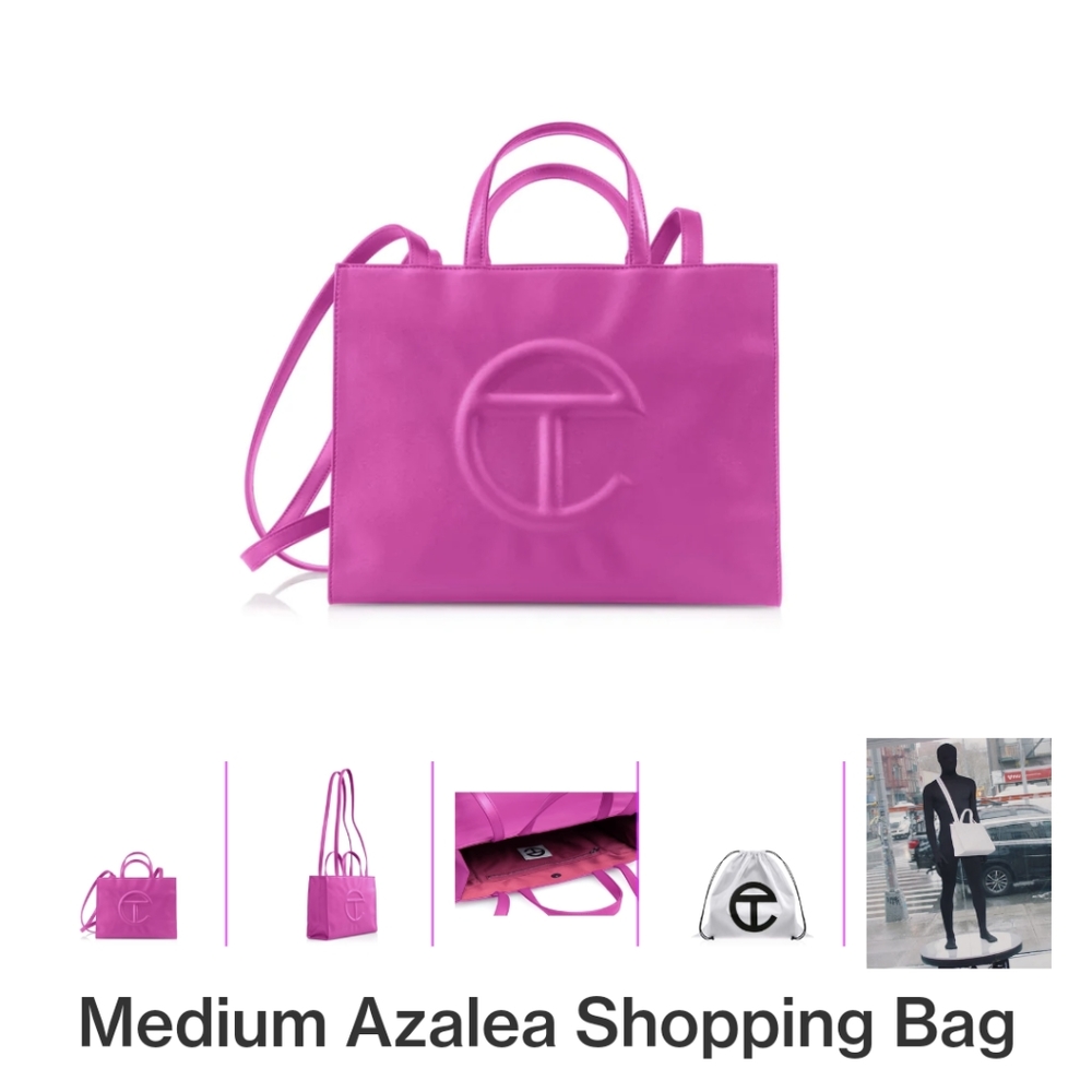 Telfar medium azalea shopping bag